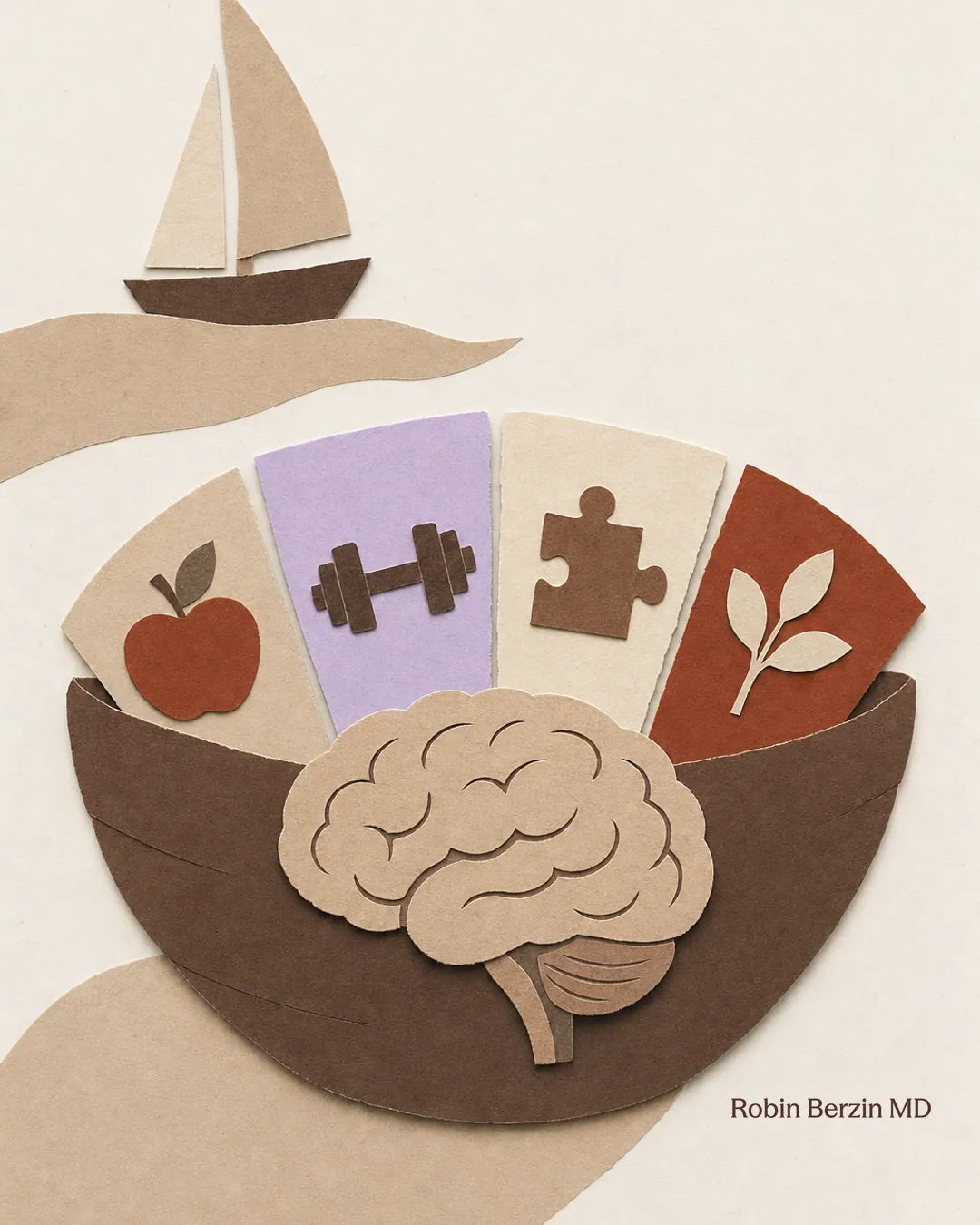 A diversified brain-health portfolio in which HRT is one holding alongside metabolic health, exercise, and cognitive reserve.