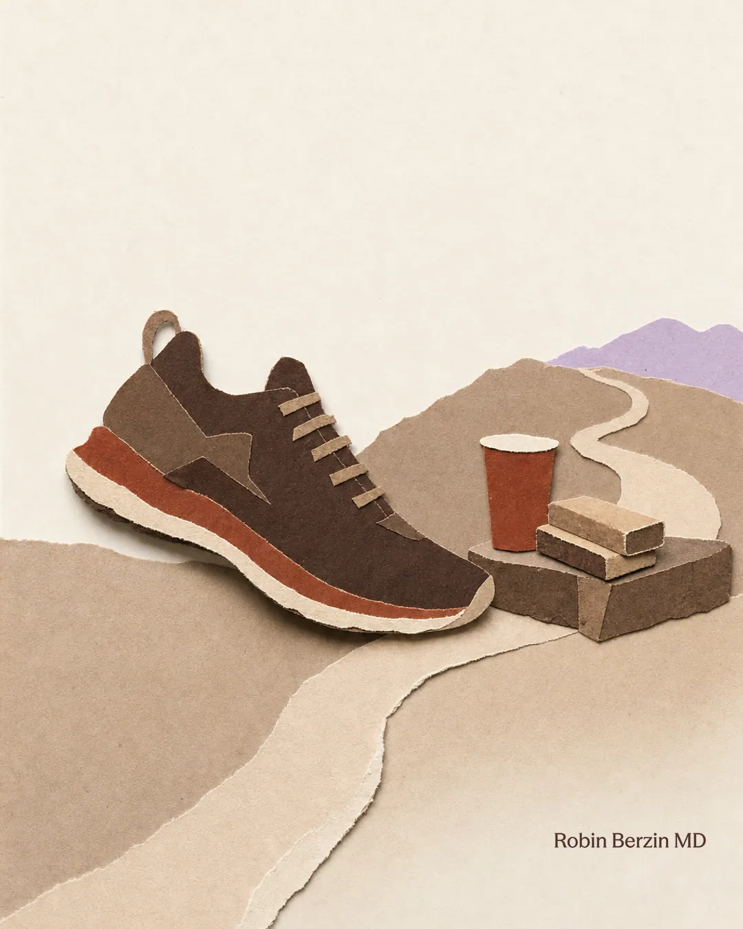 An endurance runner refueling to sustain the long road ahead.