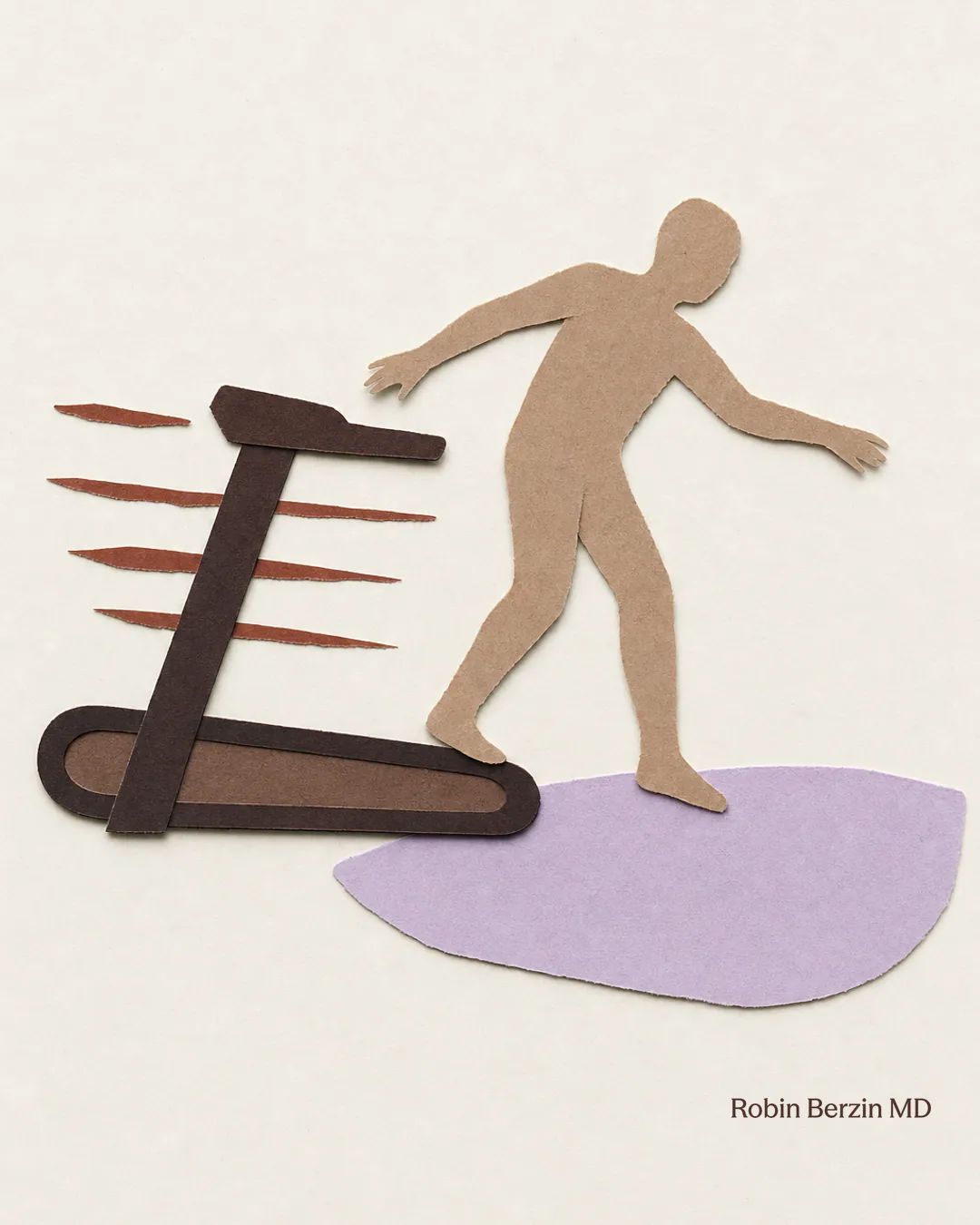 A body stepping off a high-speed treadmill and wobbling as it relearns stillness.