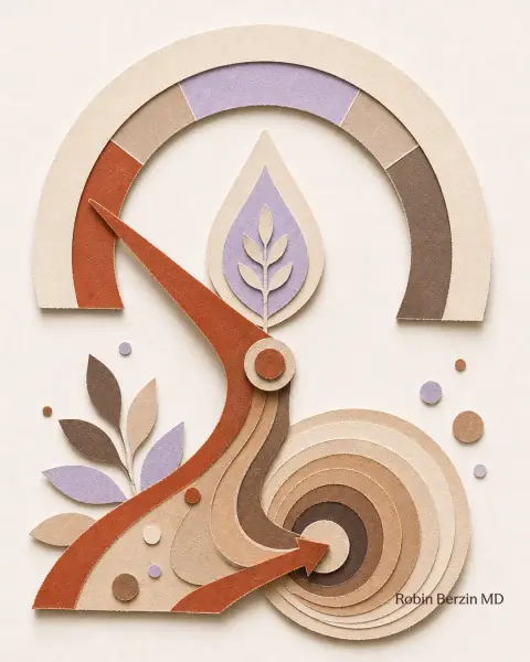 How to slow your aging velocity editorial cut-paper collage illustration